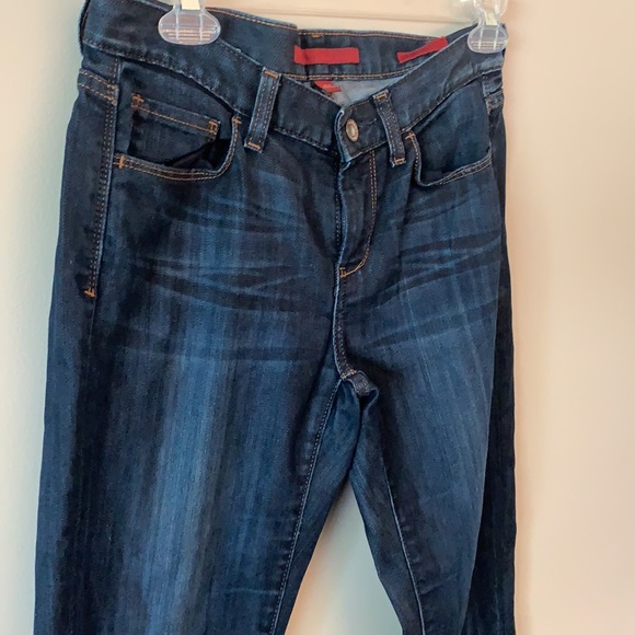 Banana Republic Mid Rise Dark Wash Skinny Jeans